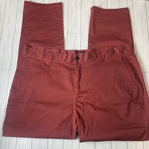 Sullen Art‎ Collective Mens Rust Skull Cotton Blend Chino Pant Size 42